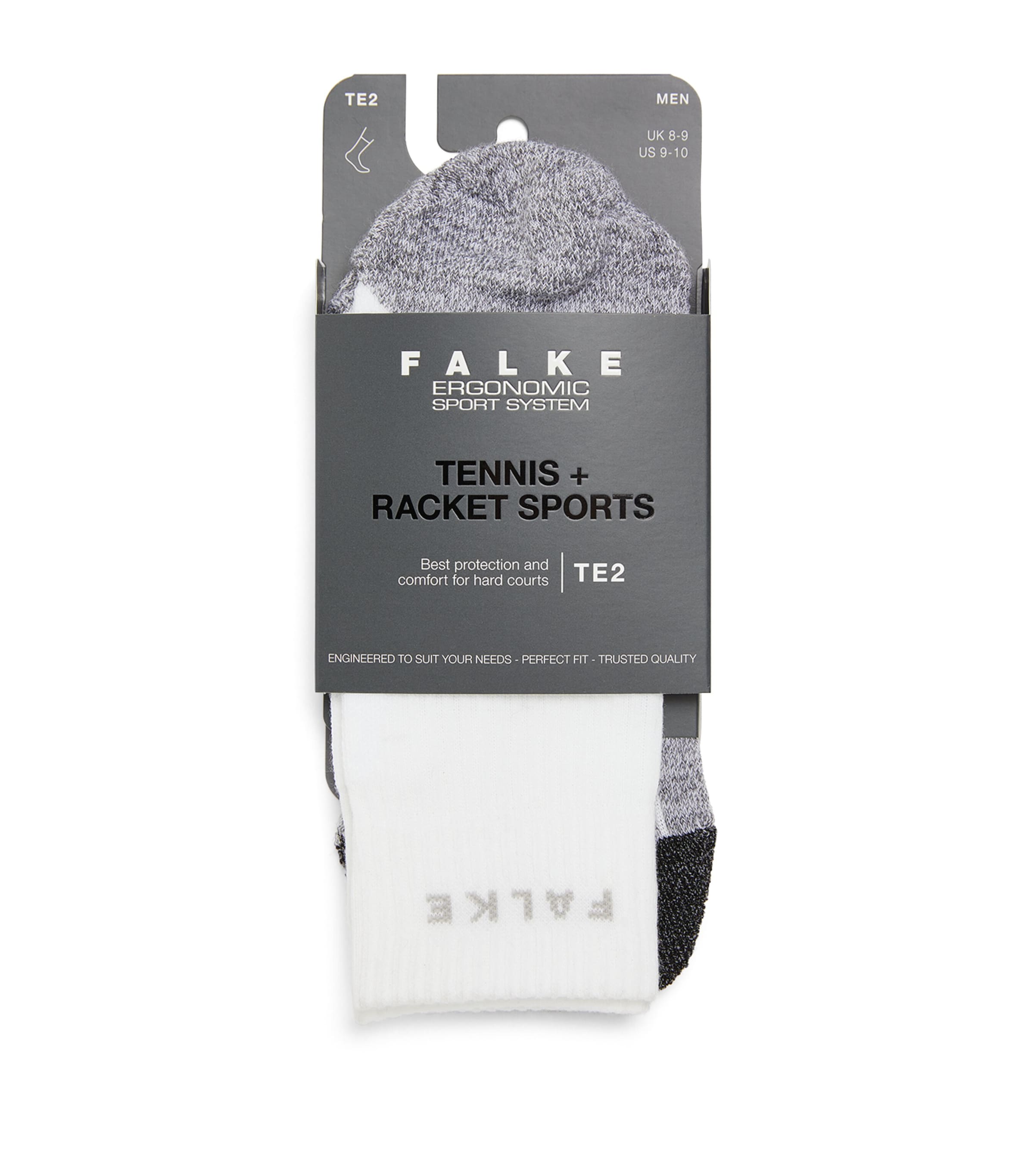 TE2 Tennis Socks WHITE-2020 Image 1
