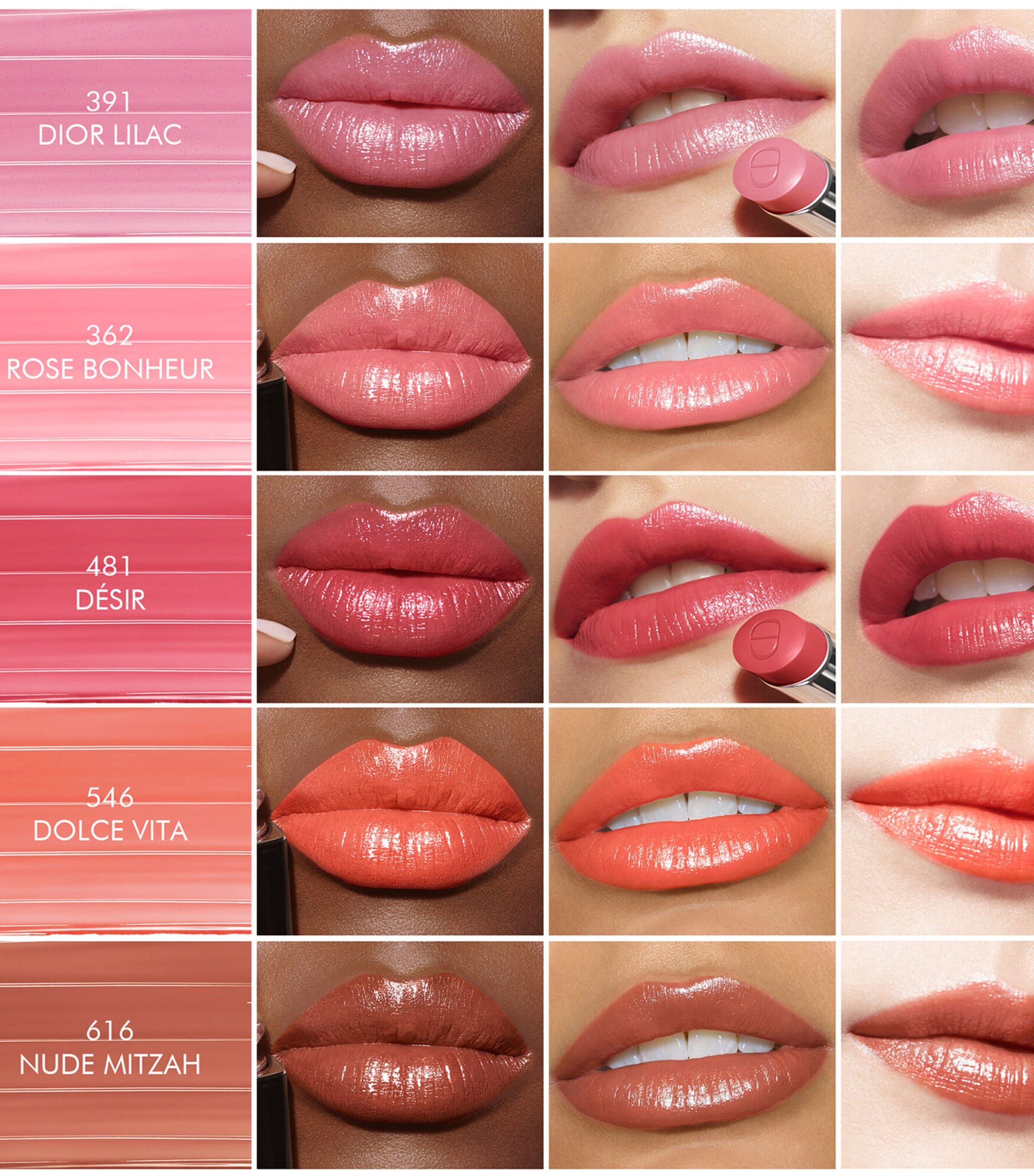 Dior Addict Shine Lipstick 373 ROSE CELESTIAL Image 5