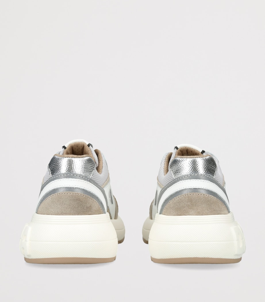 Mesh Drawstring Sneakers WHITE/OTH Image 2