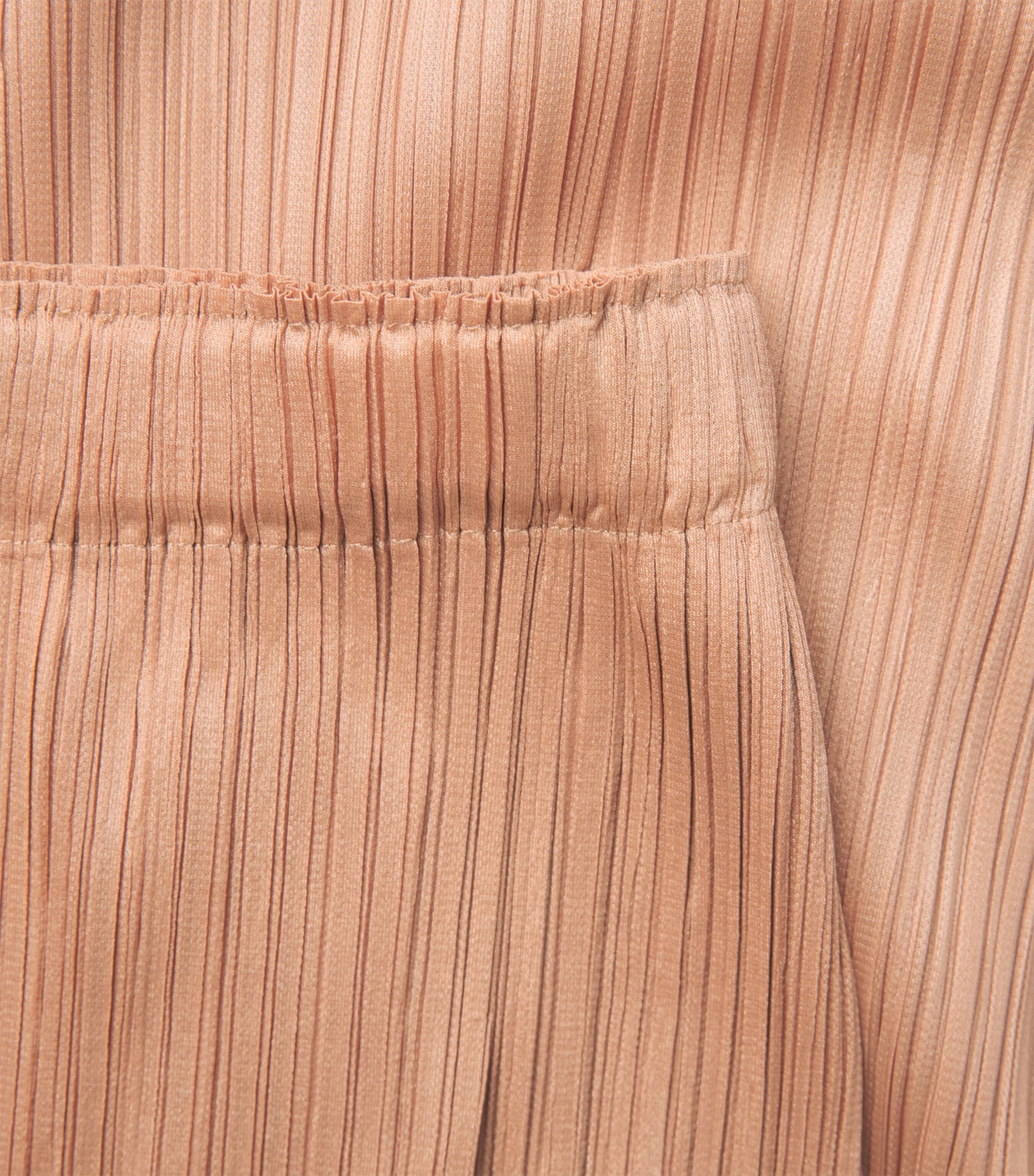 Pleats Please Issey Miyake Red Monthly Colours June Trousers