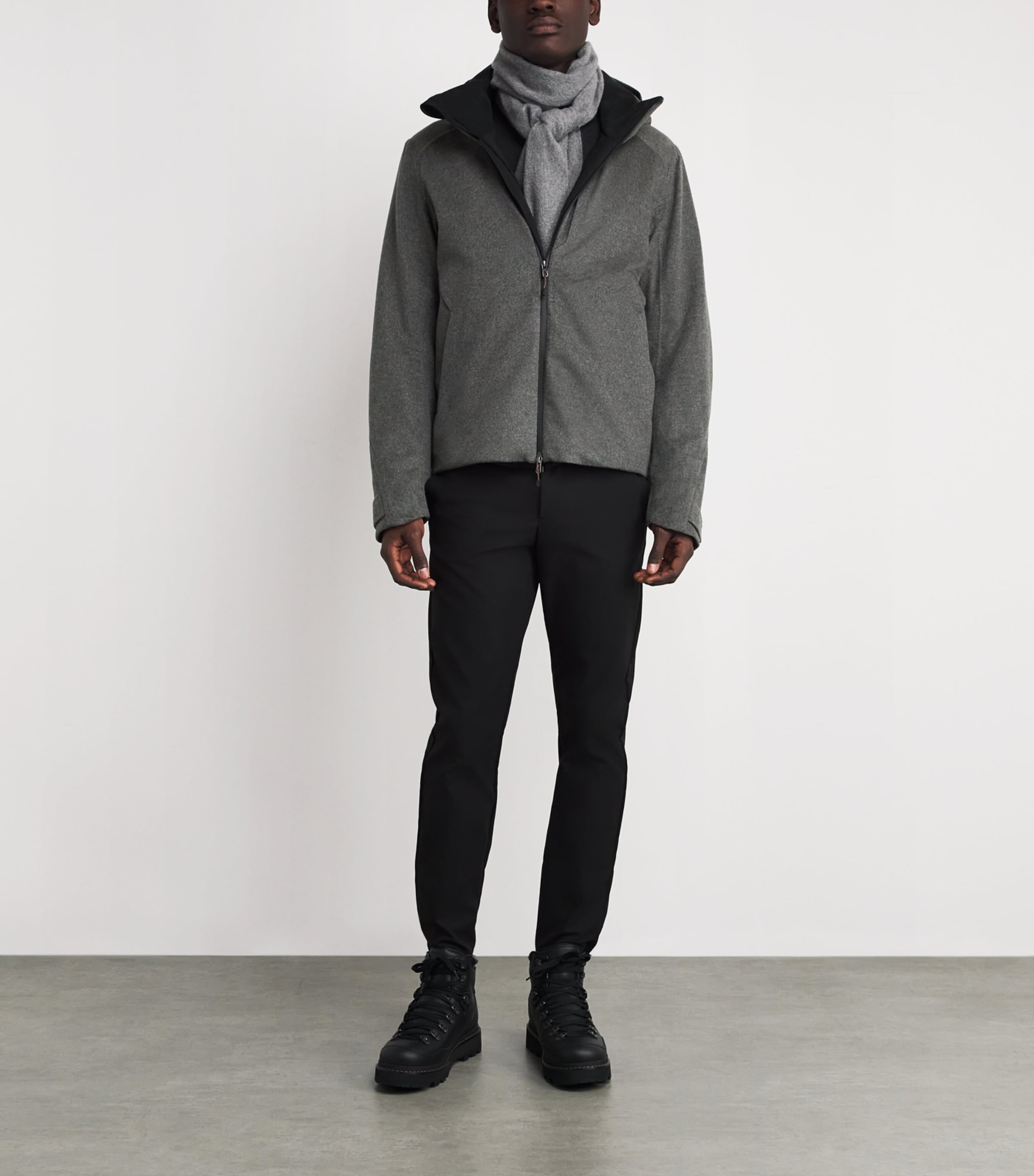 Cashmere Waterproof Balma 2.0 Ski Jacket N55 LEAD GREY Image 2