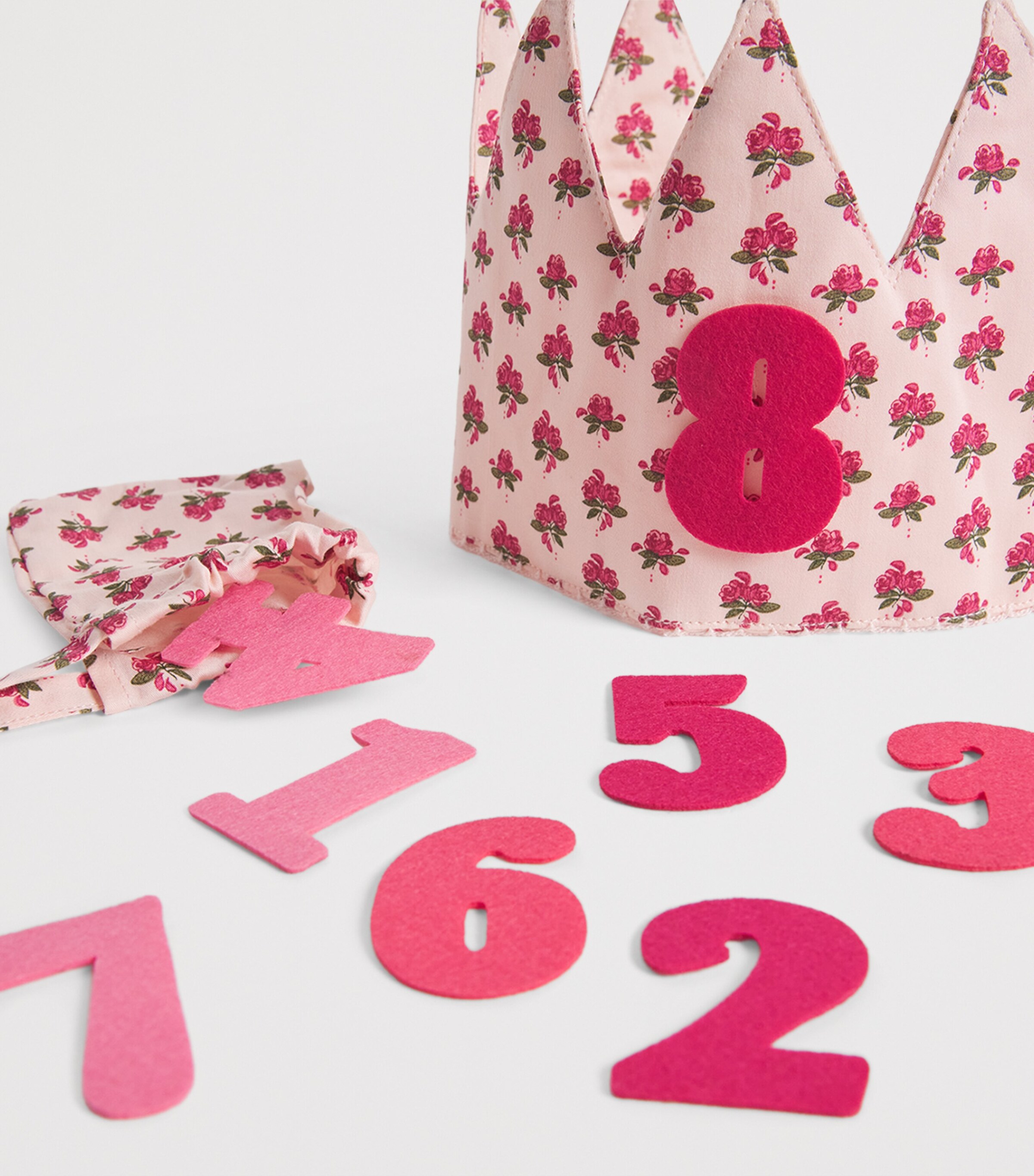 Rose Print Birthday Crown ROSIE BLUSH Image 3