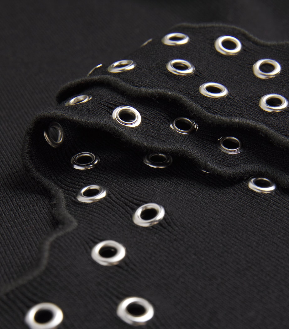 Sleeveless Mini Dress BLACK Image 4