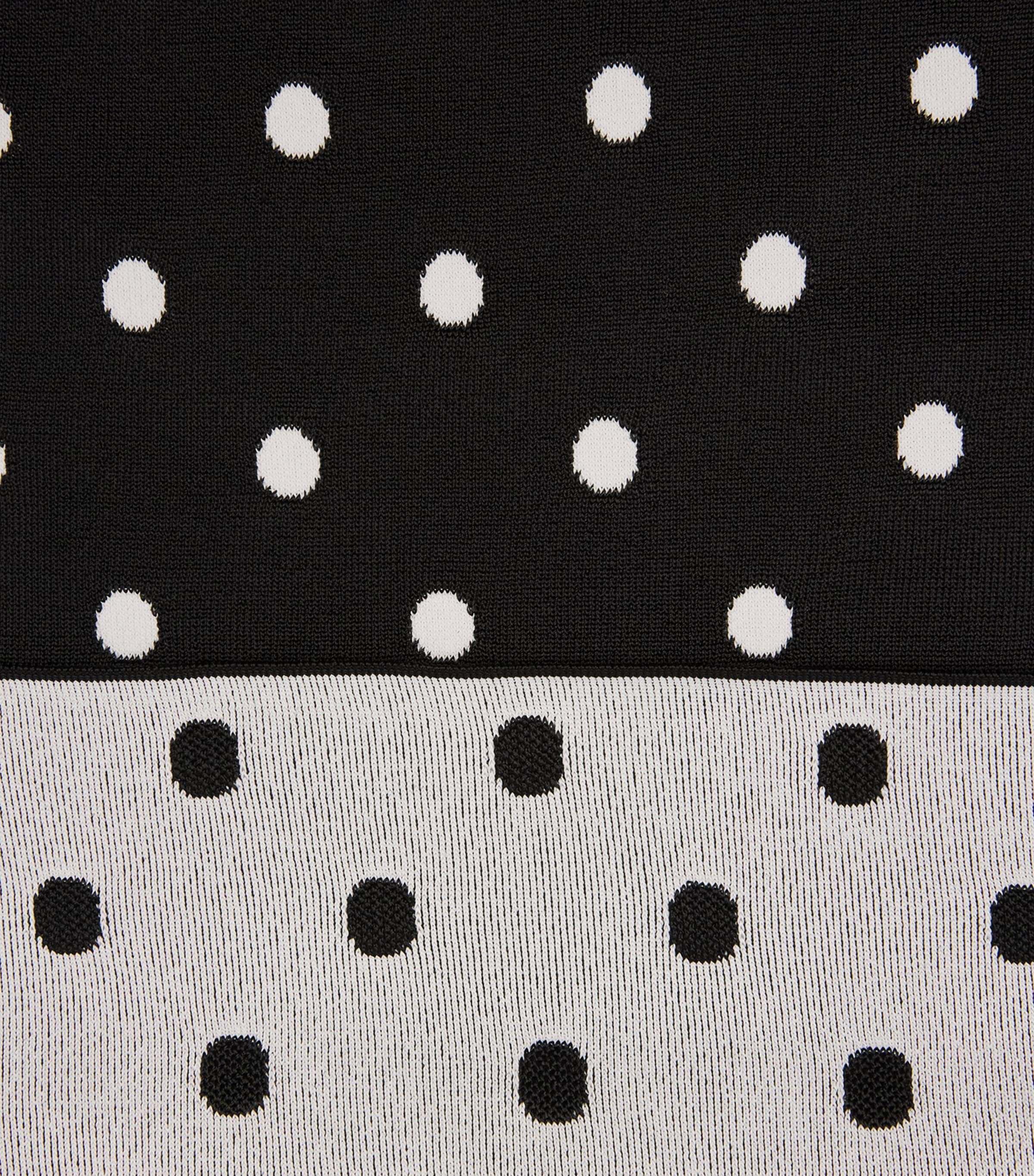 Polka Dot Maxi Dress BLACK / WHITE Image 5