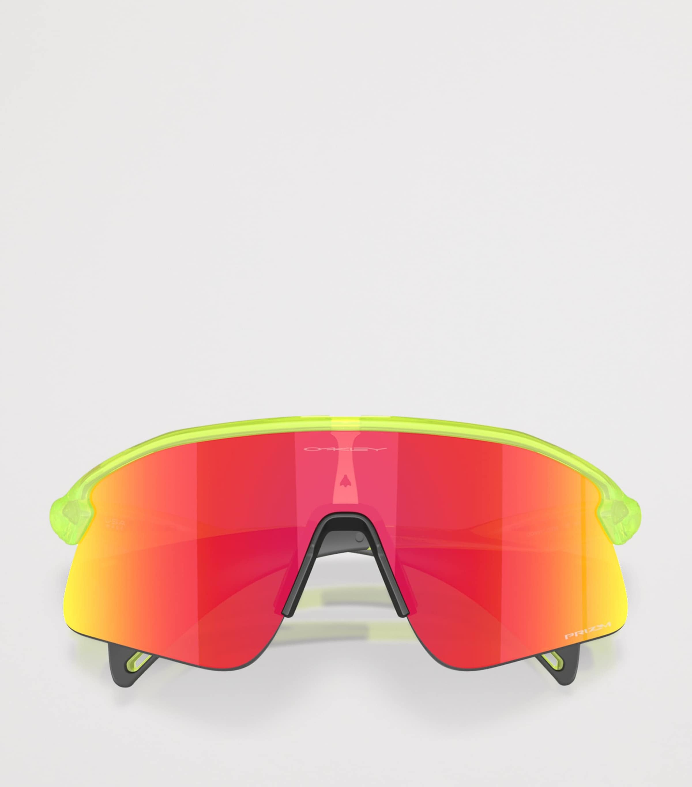 Oakley Stunt Devil Rectangle Sunglasses Green Image 6