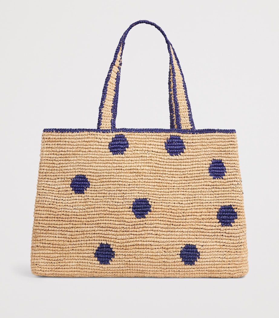 Raffia Tote Bag PO MARINE Image 2