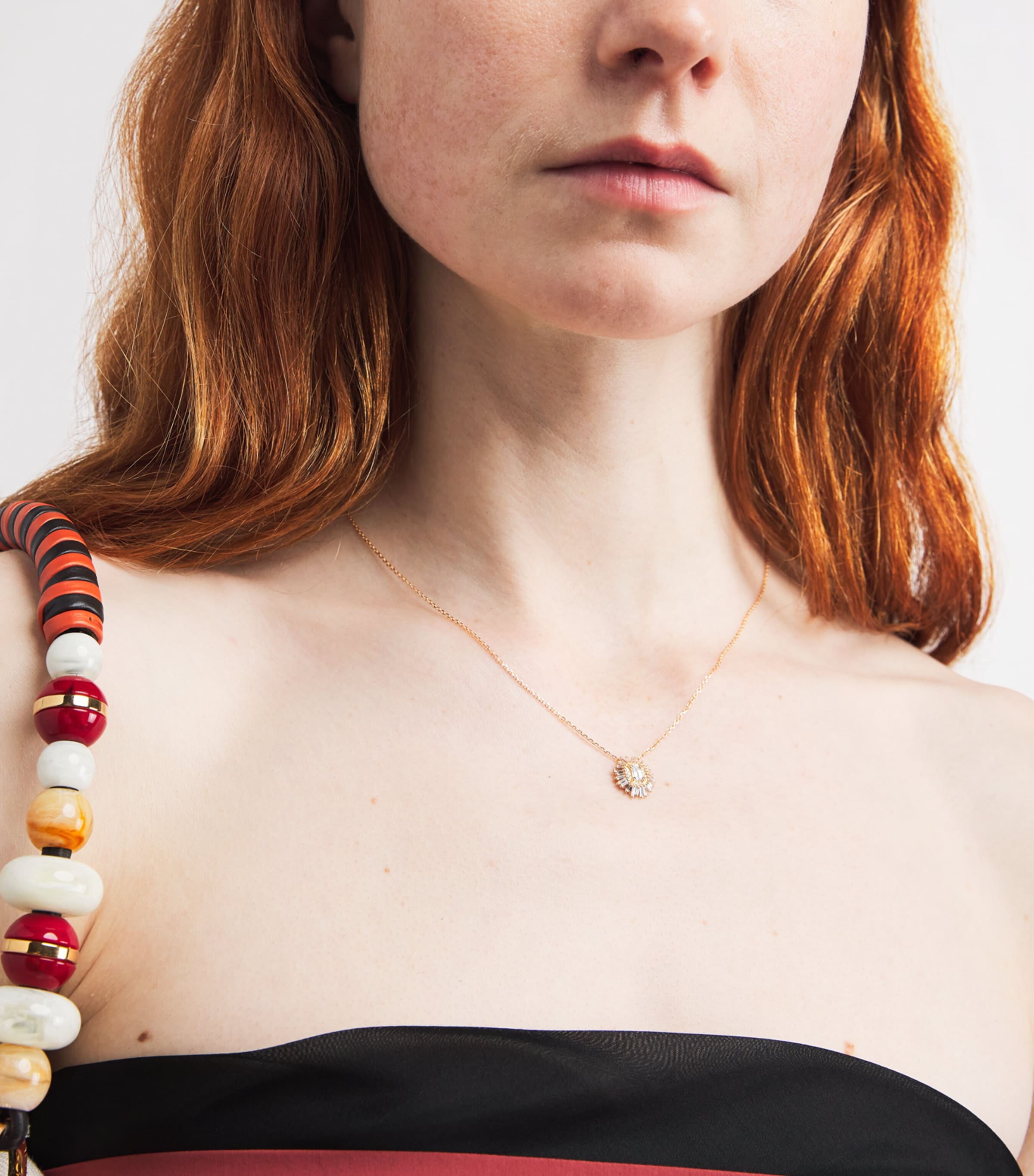 Suzanne Kalan Yellow Gold and Diamond One of a Kind Flower Necklace Yg/wd Image 2