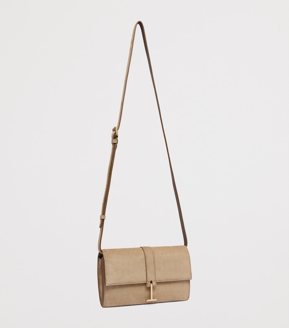 TOM FORD Suede Wallet with Strap Jcl Image 2