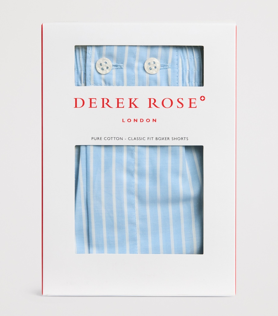 Cotton Traditional Boxers 021 BLUE Image 4