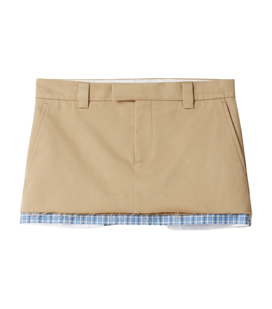 Cotton Chino Mini Skirt F0065 Image 1