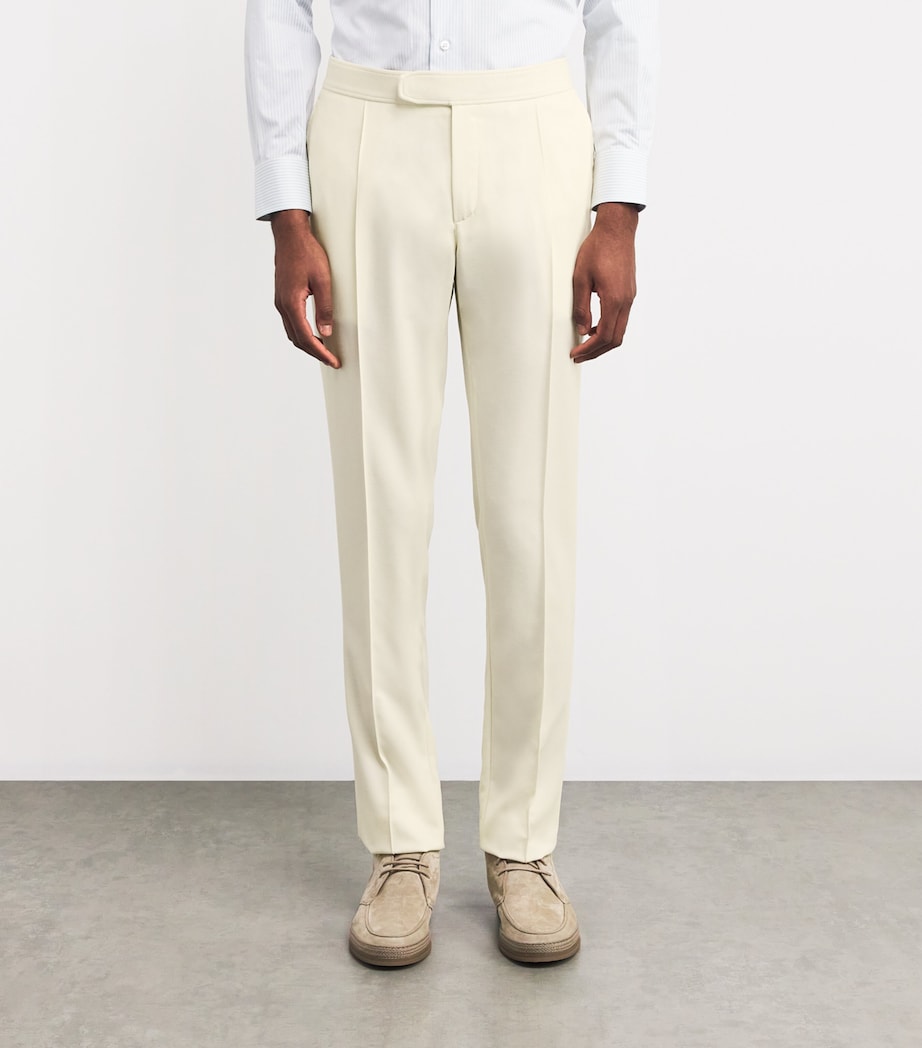 Virgin Wool Twill Melbourne Trousers 9200 Image 2