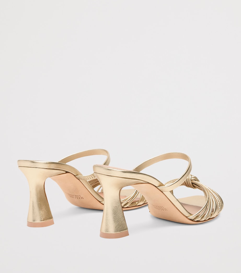 Malone Souliers Metallic Leather Lucinda Sandals 70 Antique Gold Image 4