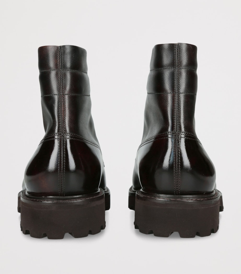 Leather Alder Boots DARK BROWN Image 2