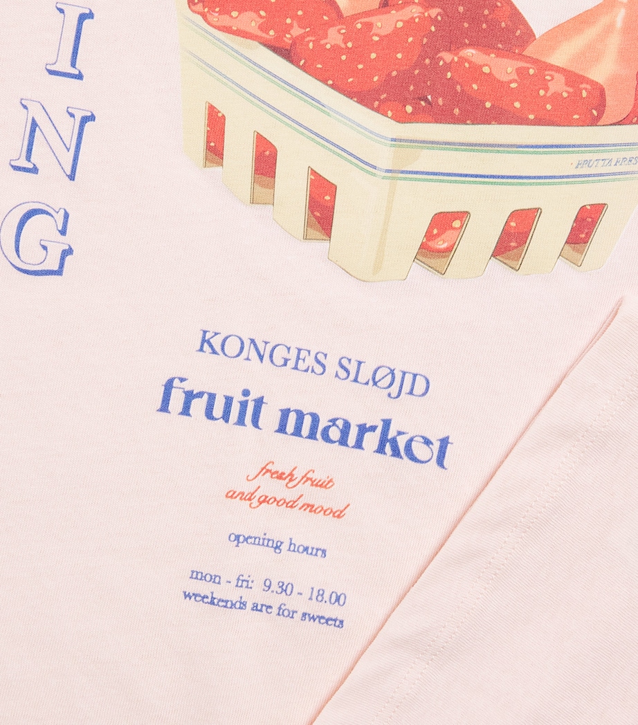 KONGES SLOJD Organic Cotton-Linen Era T-Shirt (3 Months-10 Years) Cerole Image 3