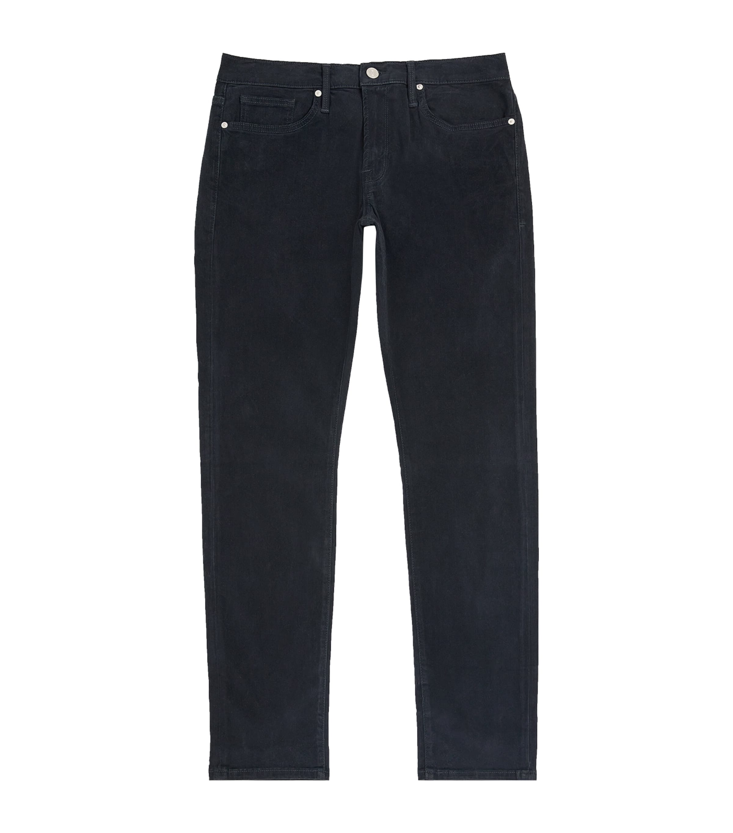 Frame Slim L'homme Moleskin Jeans In Navy