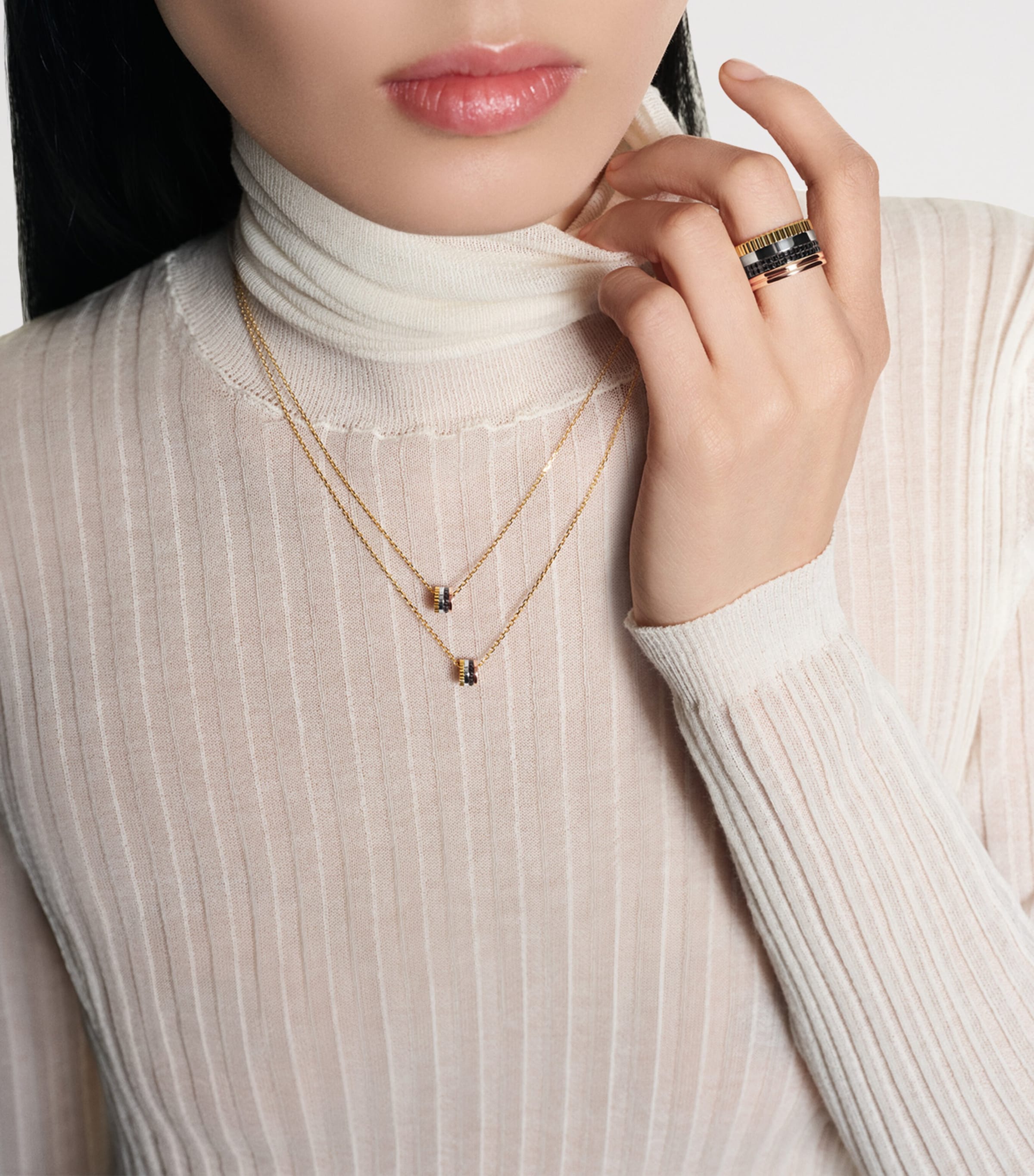 Mixed Gold Quatre Classique Large Ring Image 2