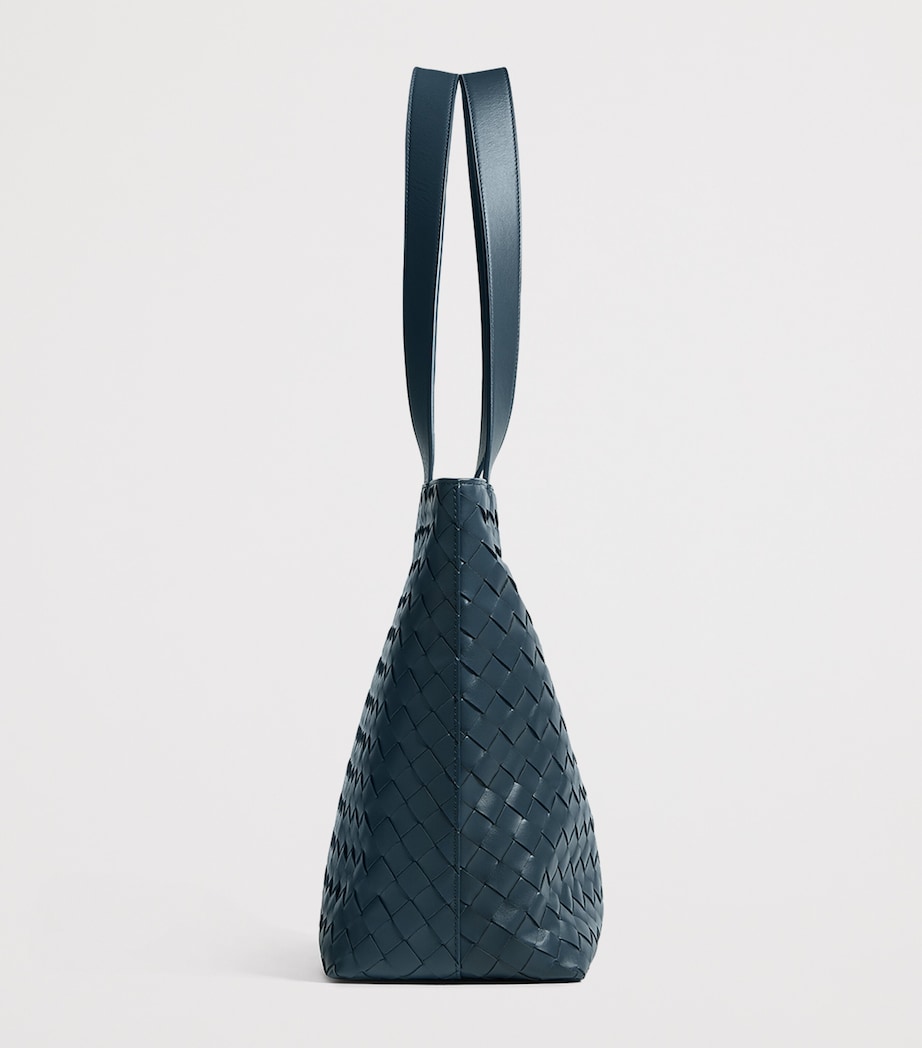 Bottega Veneta Zipped Intrecciato Tote Bag Image 3