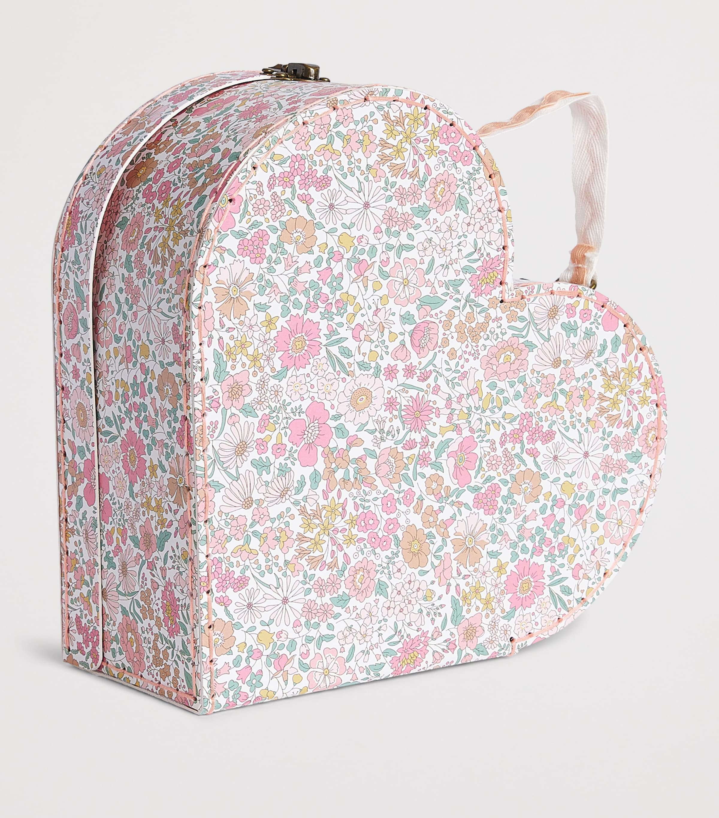 Meri Meri x Liberty Set of 2 Heart Suitcases Image 2