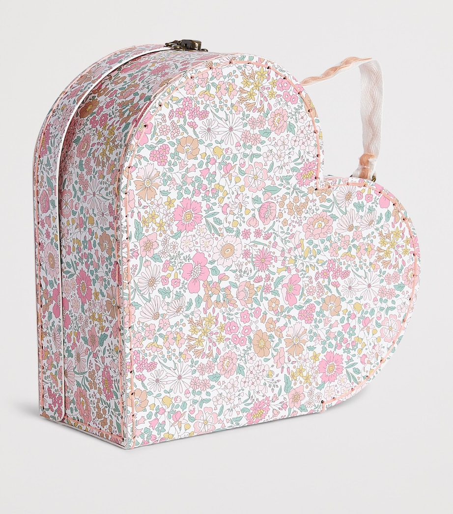 Meri Meri x Liberty Set of 2 Heart Suitcases Image 2