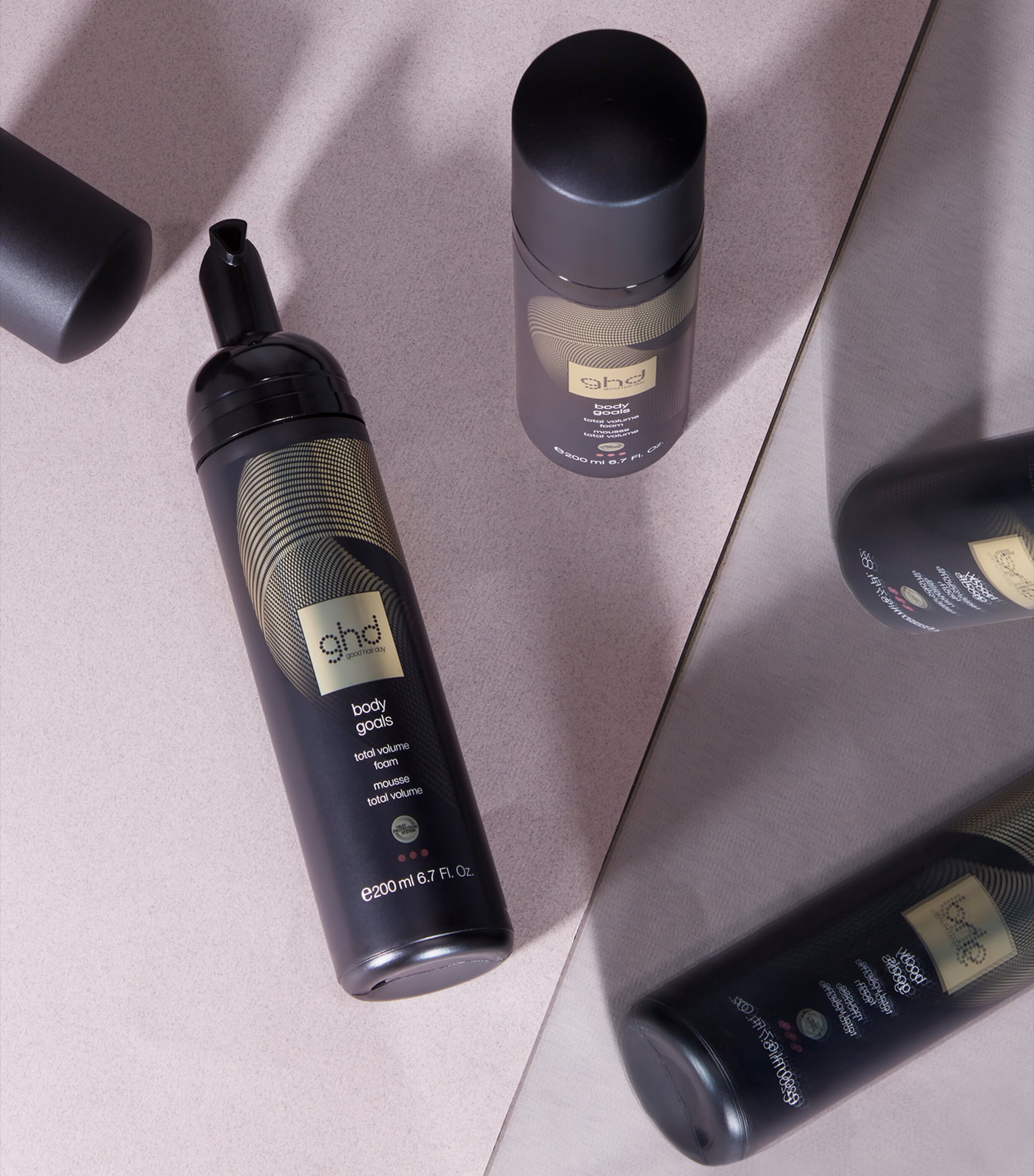 Body Goals Total Volume Mousse (200ml) NO COLOUR Image 2