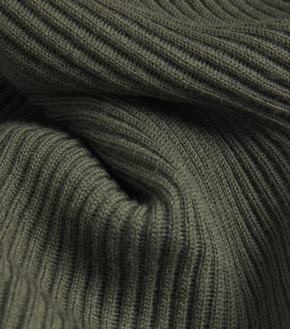 Virgin Wool Crew-Neck Sweater V0054 Image 5