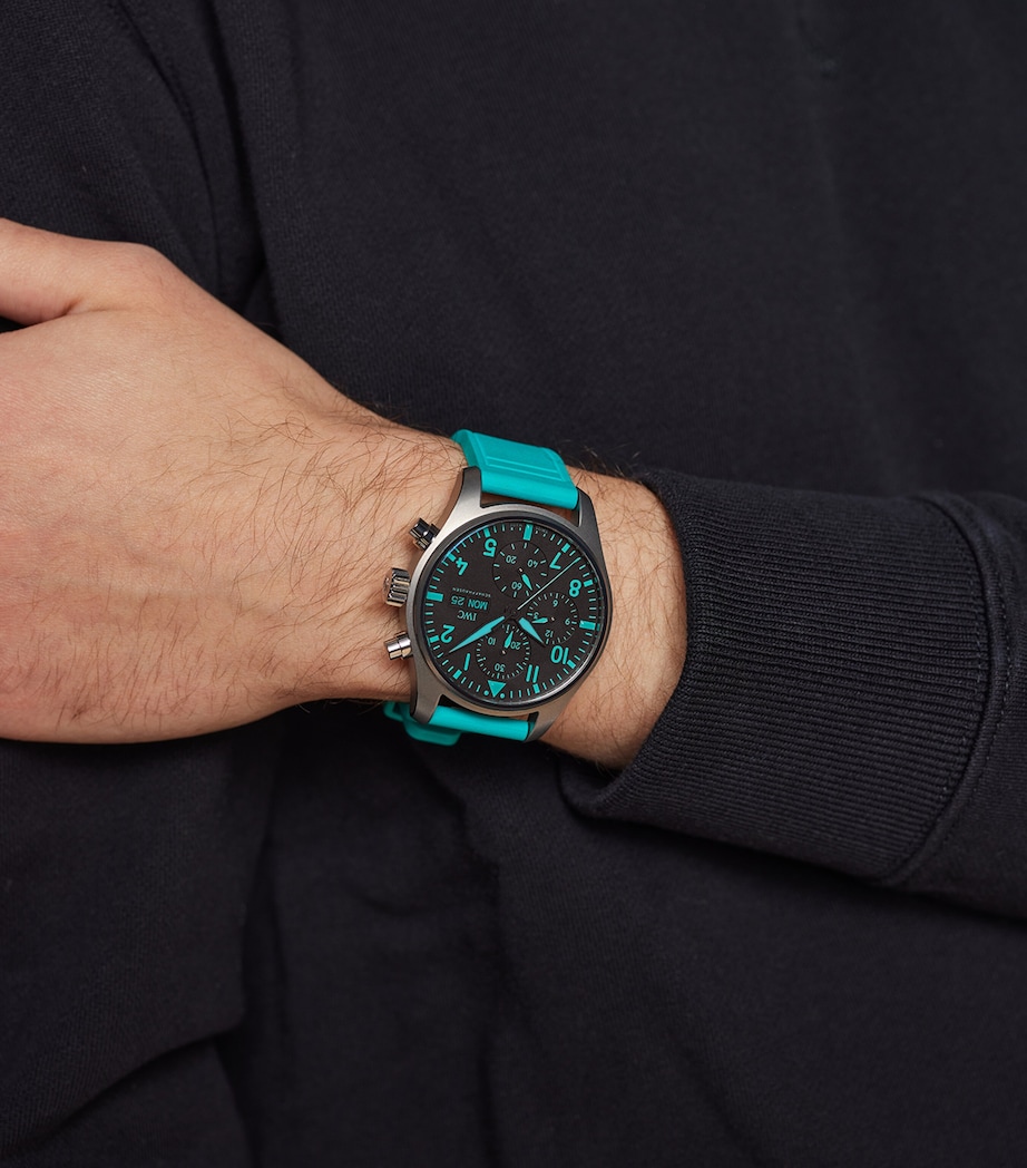 Titanium Mercedes-AMG Petronas Formula One Pilot’s Watch 41mm BLACK Image 2