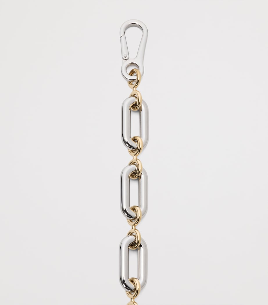 LOEWE Donut Chain Bag Strap (30cm) Silver/gold Image 2