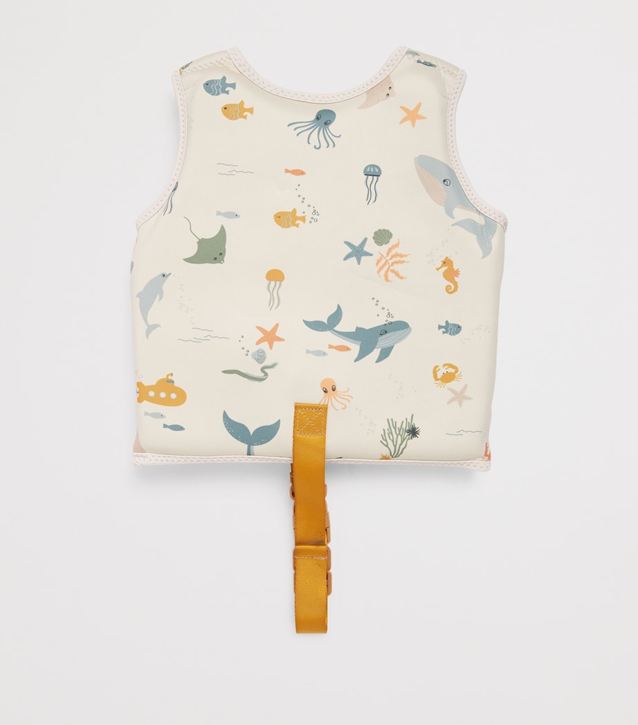Liewood Printed Dove Swim Vest (12-36 Months) Sea Creature/sandy Image 2
