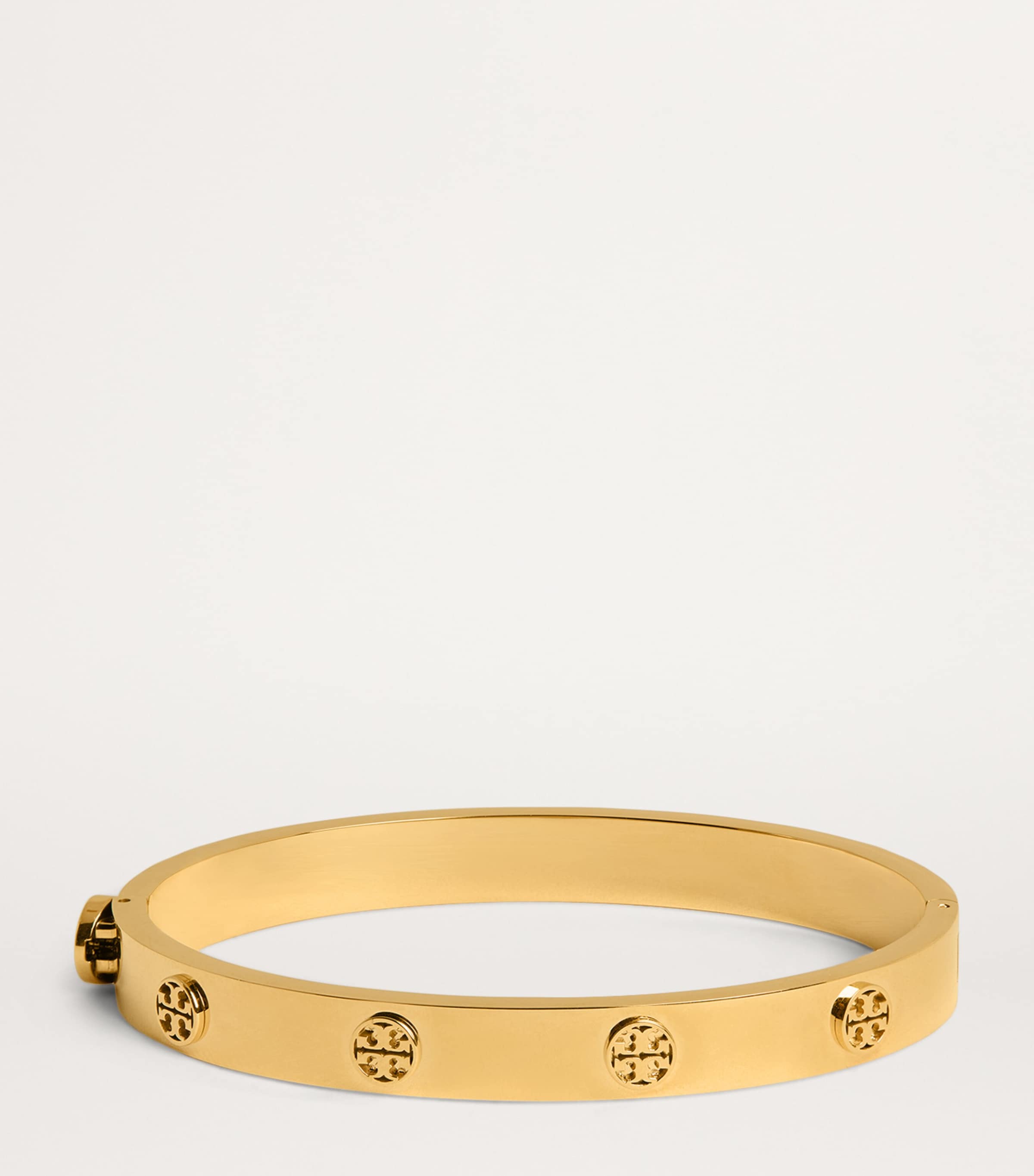 Miller Stud Hinge Bangle TORY GOLD Image 3