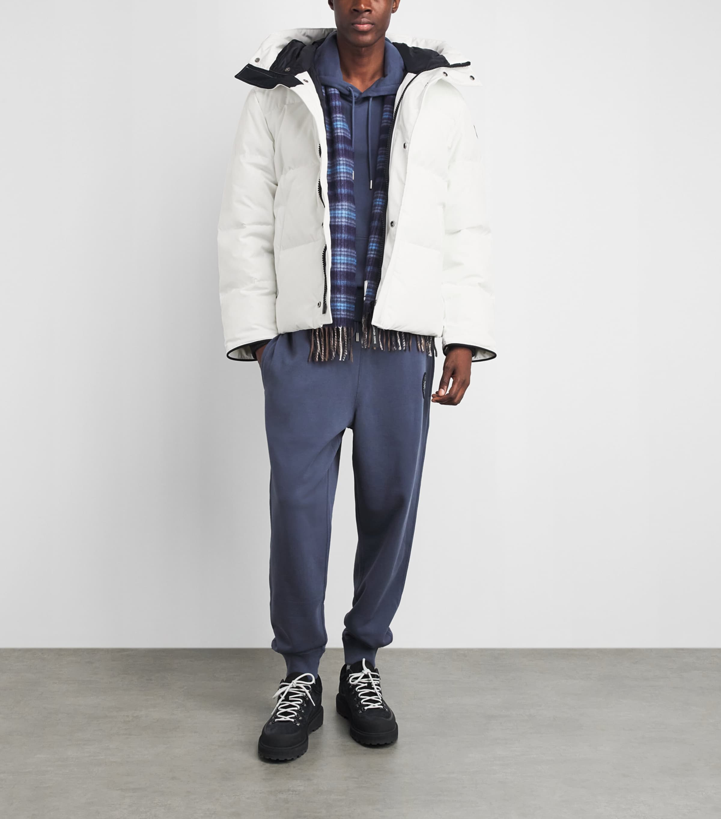 Canada Goose Mens Down Water-Repellent Seymour Parka Optic White Image 2