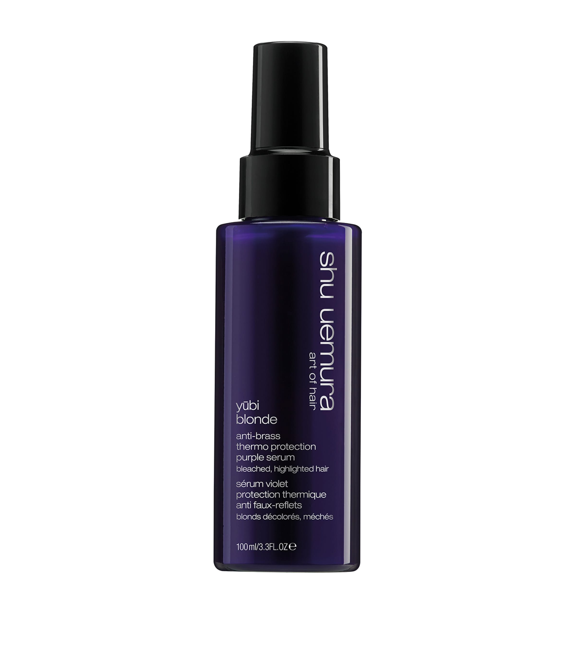 Shu Uemura Yubi Blonde Anti-Brass Thermo Protection Purple Hair Serum (100ml) | Haircare | Hair Oils & Serums | Designers | Shu Uemura