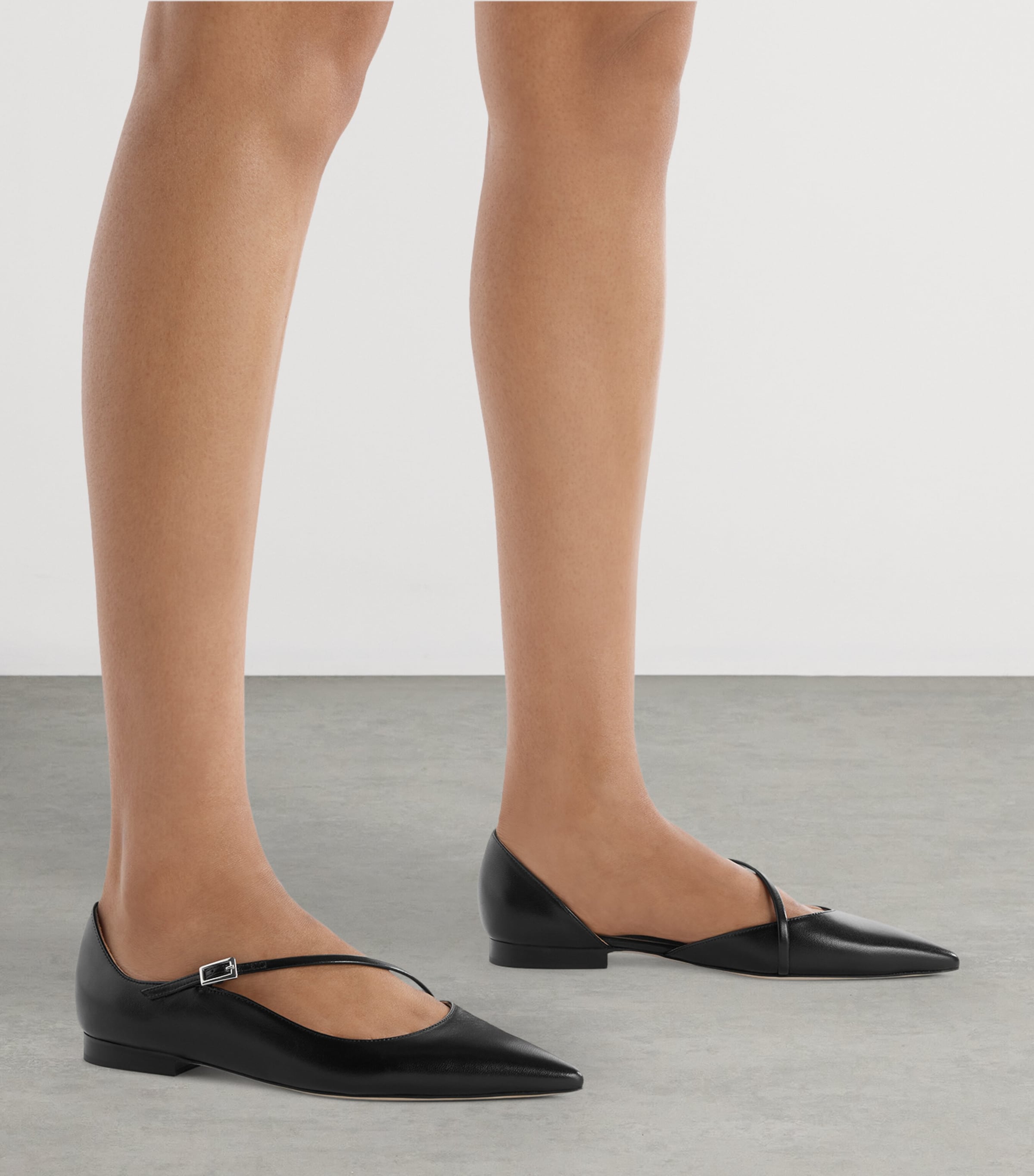 Nappa Leather Bettina Pumps BLACK Image 3