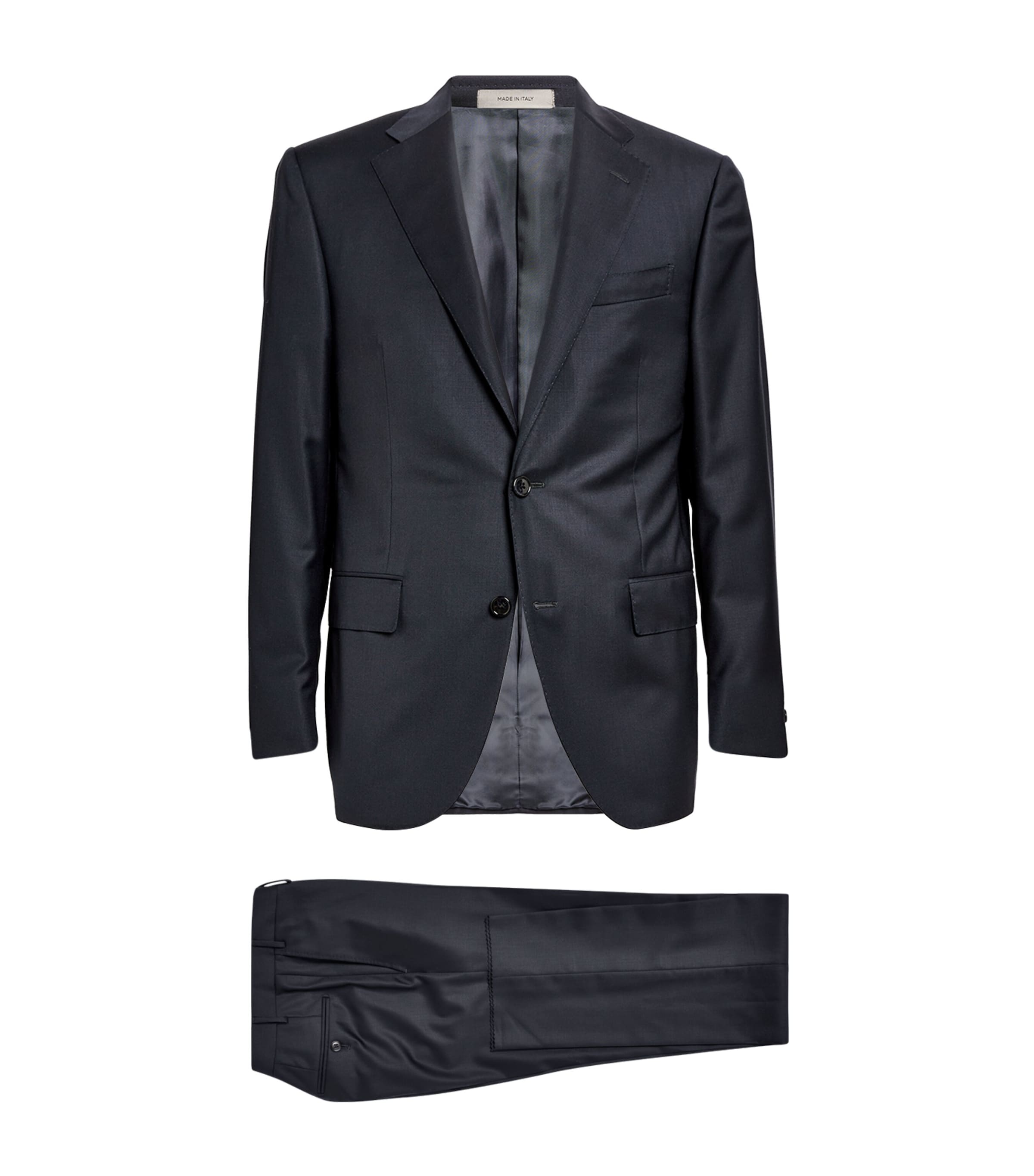 Corneliani Virgin Wool 2-piece Suit In Navy