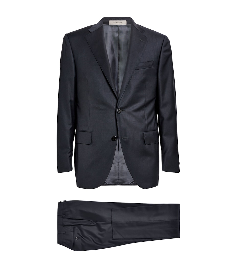 Virgin Wool 2-Piece Suit NAVY Image 1