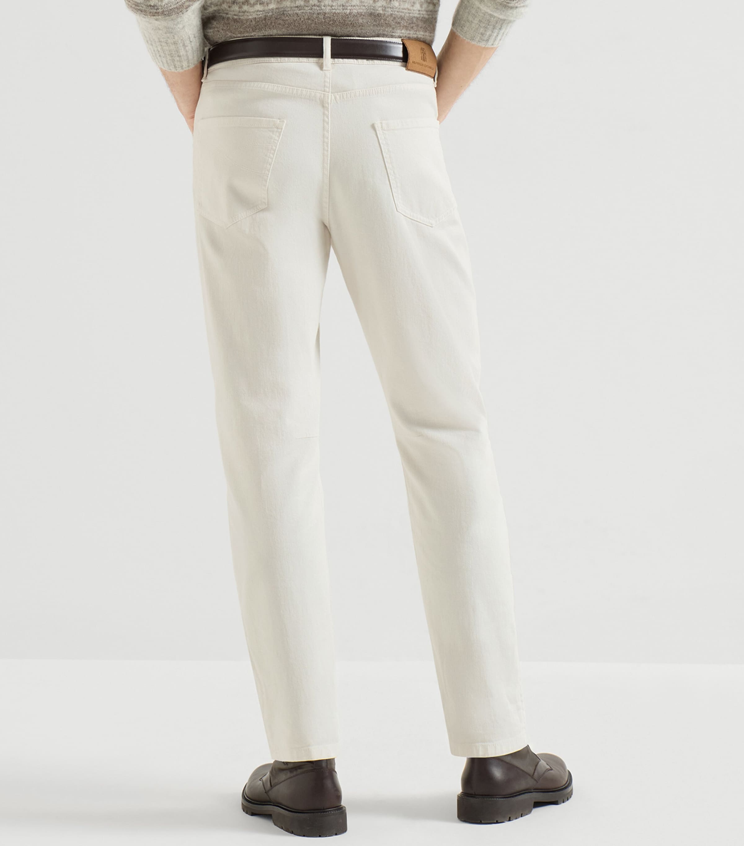 Brunello Cucinelli Mens Comfort Denim Five-Pocket Trousers Image 5