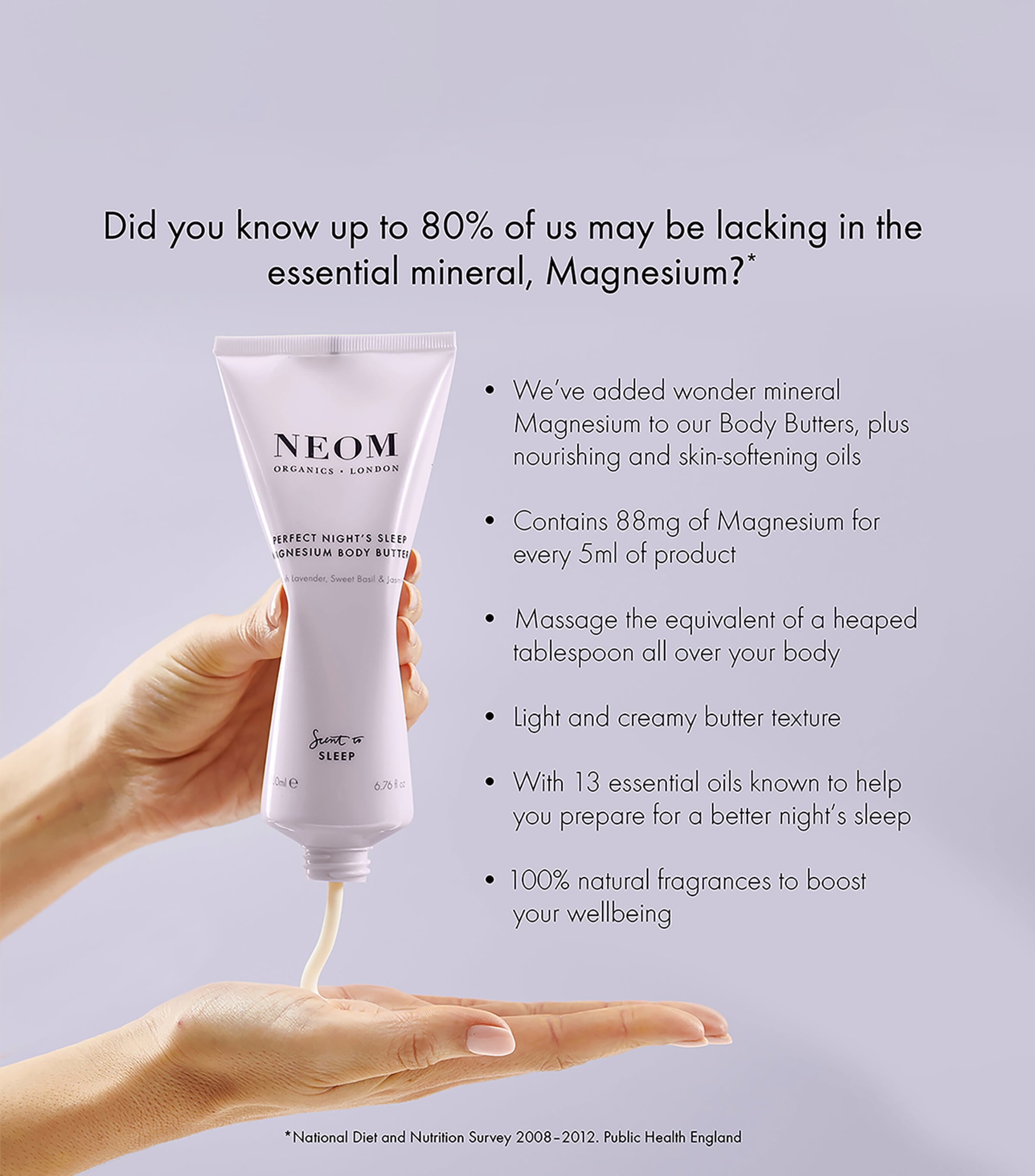 Perfect Night’s Sleep Magnesium Body Butter (200ml) NO COLOUR Image 2