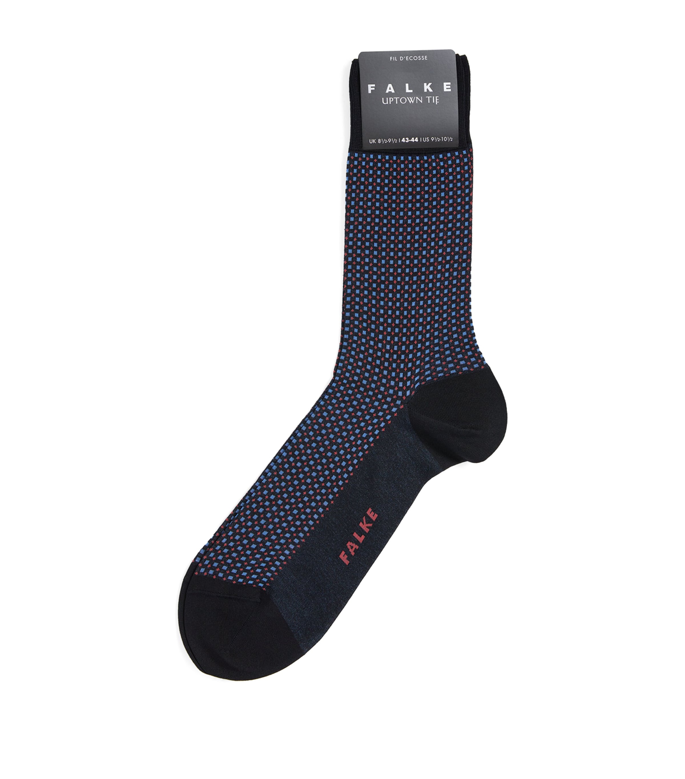 Falke Uptown Tie Socks In Black