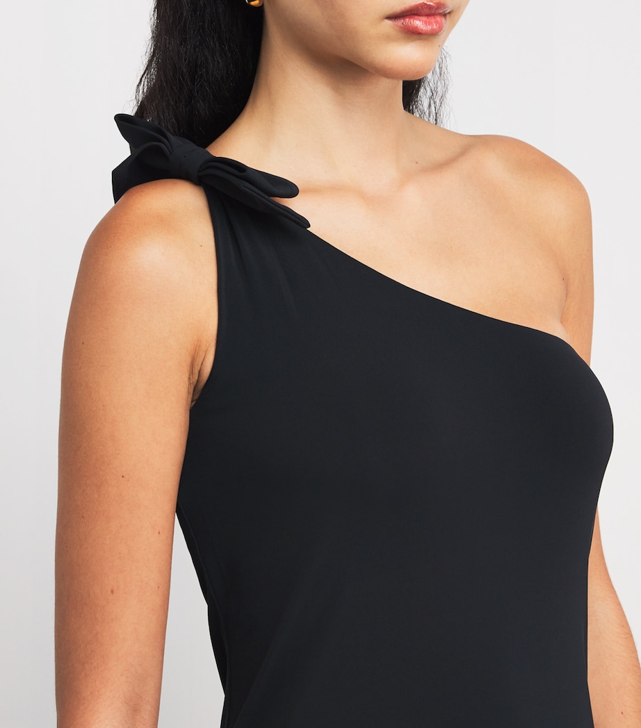 One-Shoulder Midi Dress NOIR Image 5