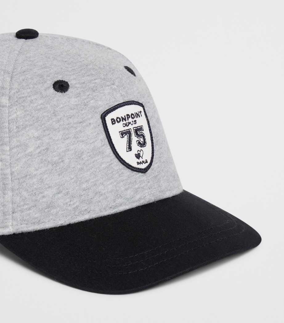 Bonpoint Cotton Arnold Baseball Cap White Blossom Image 3