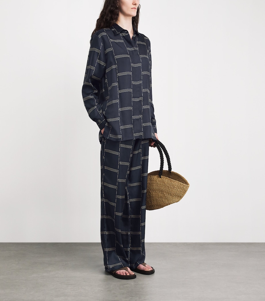 Silk Twill Trousers BAMBOO Image 2