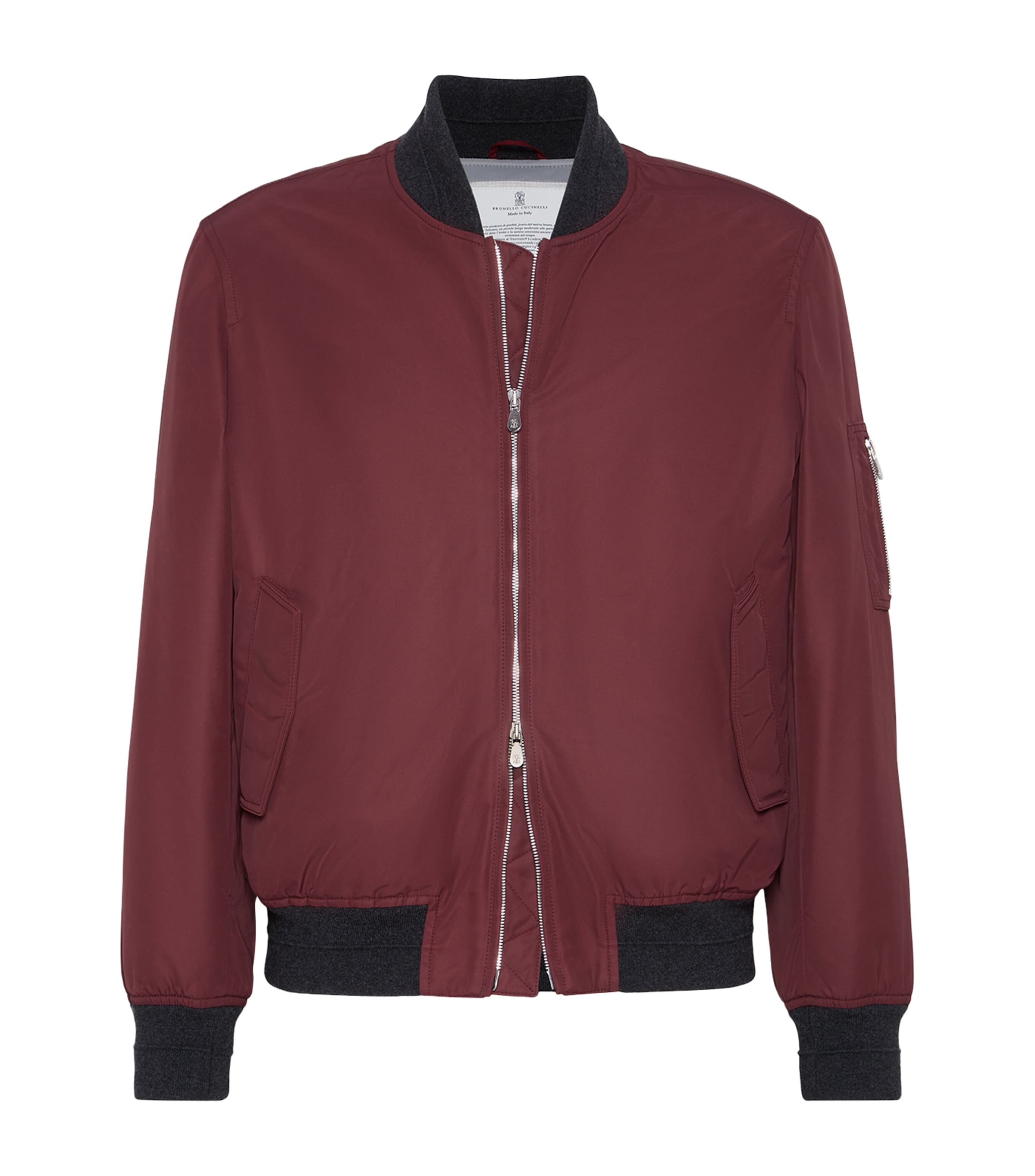 Technical Satin Bomber Jacket CML78 Image 1