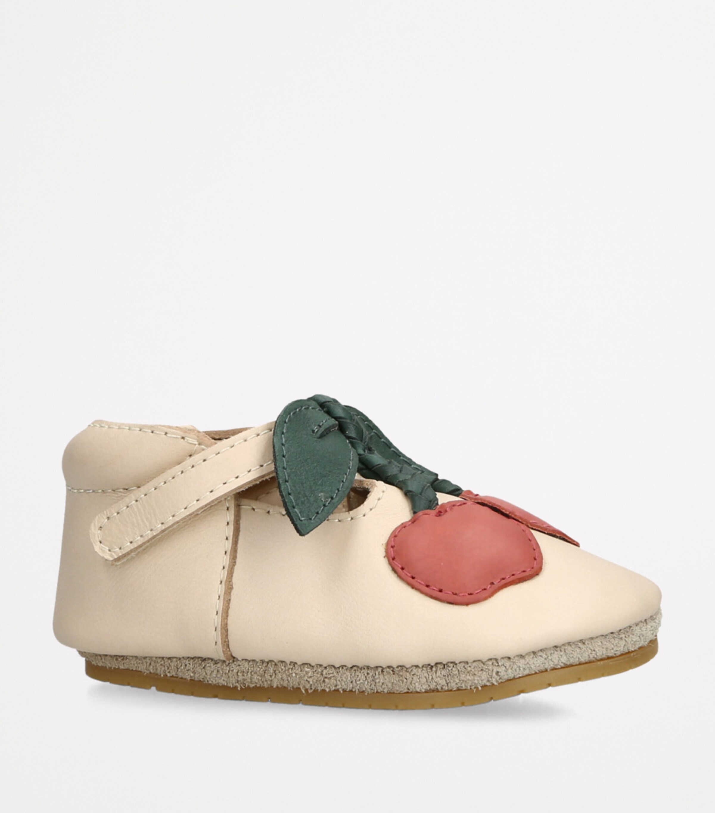 Donsje Leather Cherry Nanoe Crib Shoes Pale Pink Image 3