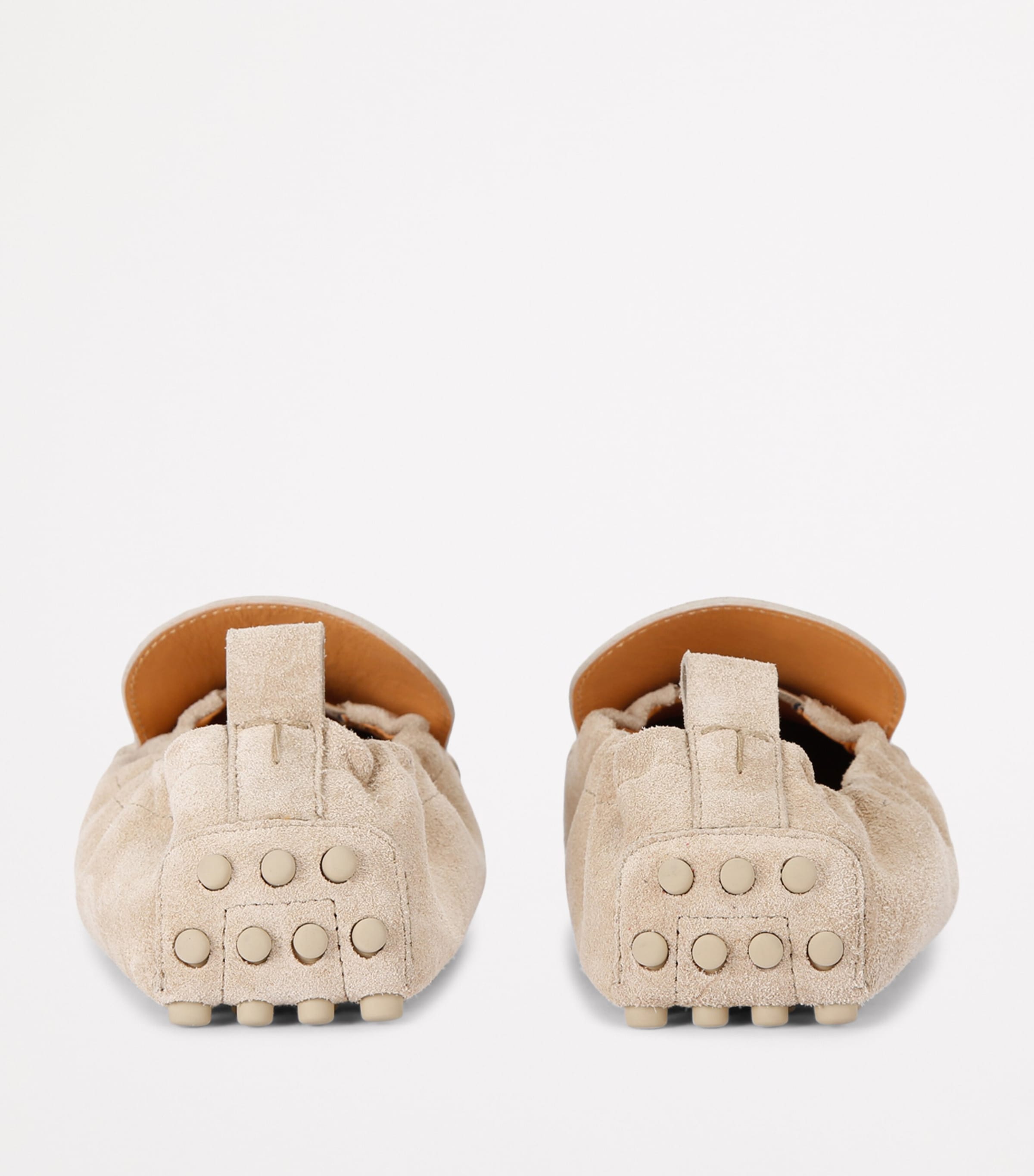 Tod's Suede Gommino Driving Shoes Beige Image 2