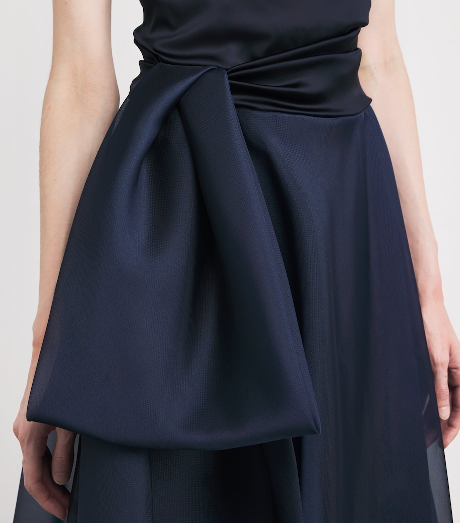 Satin Duchesse Off-The-Shoulder Bow Gown 432 ARMADA Image 6