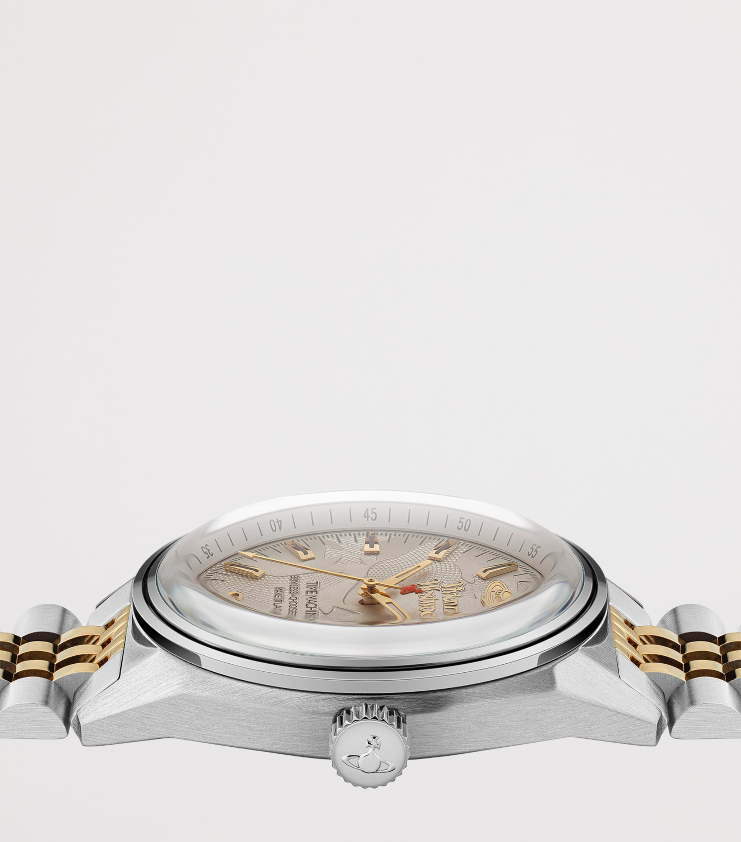 Vivienne Westwood Stainless Steel Lady Sydenham Watch 39mm Gry Gld Image 3