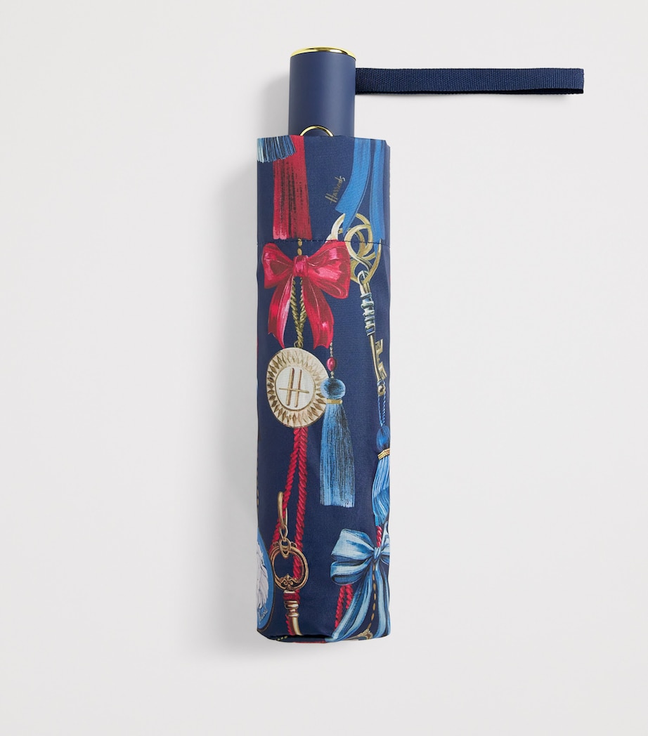 Harrods Tassel Print Umbrella Image 2
