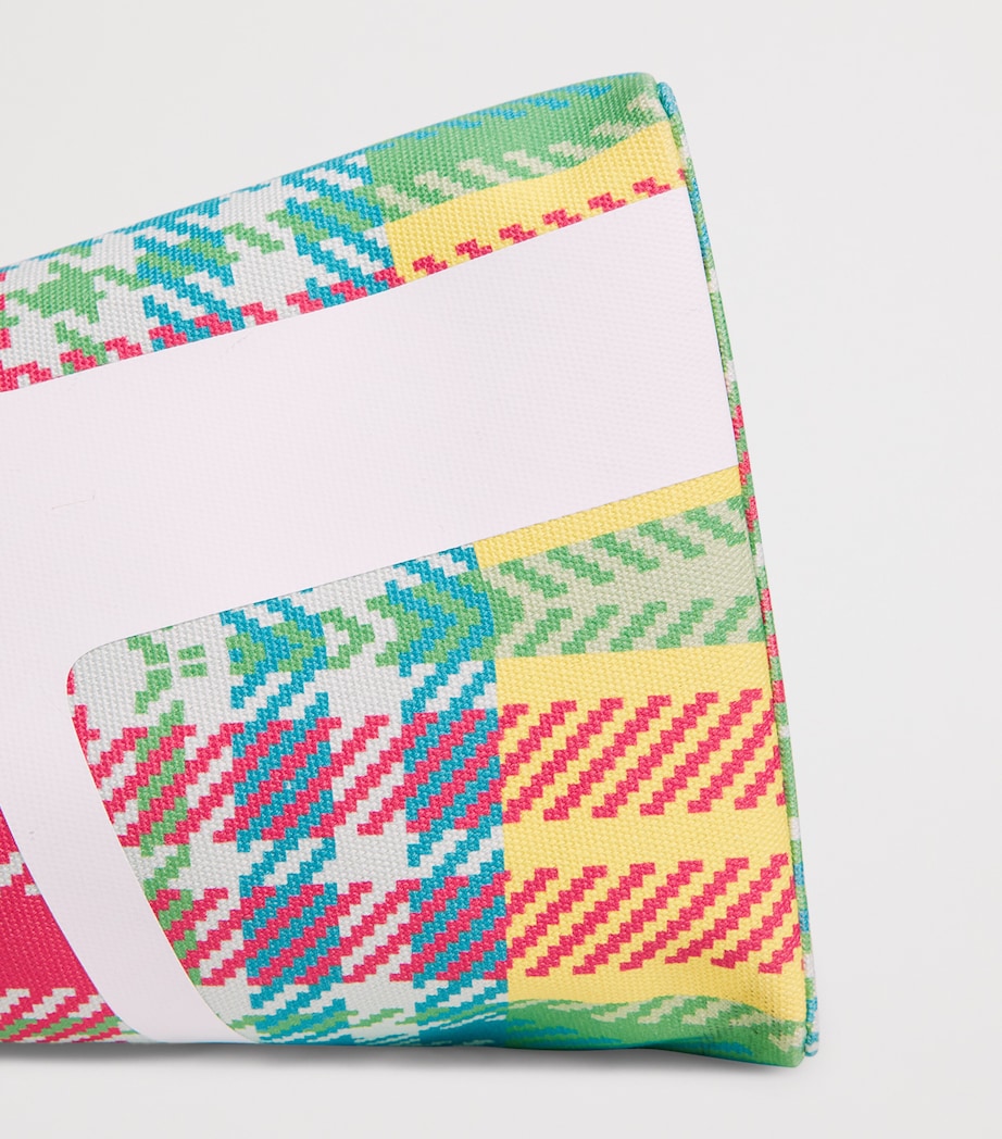 Harrods Large Madras Check Tote Bag Image 5
