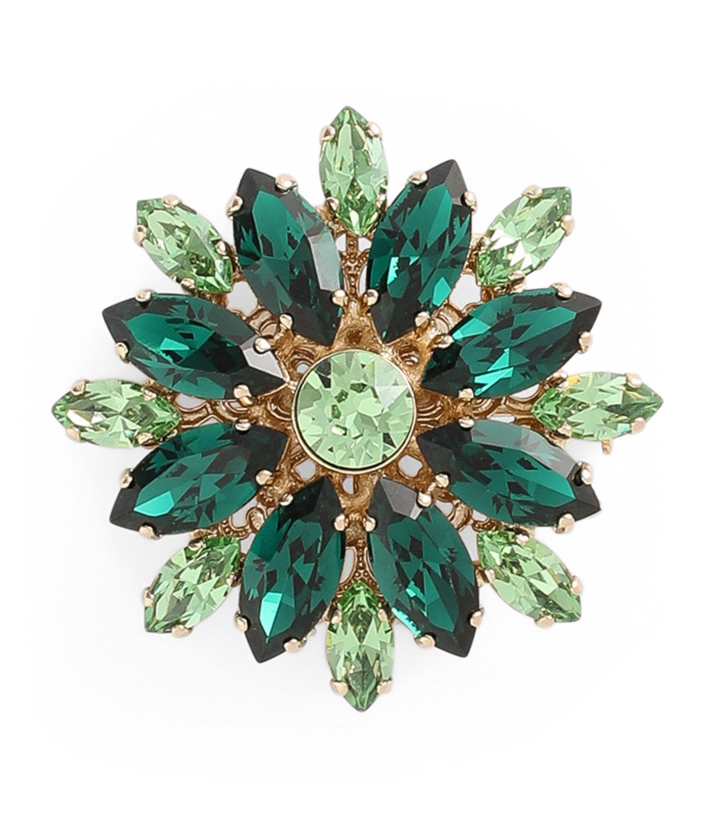 Dolce&Gabbana Rhinestone Brooch Multicoloured Image 1