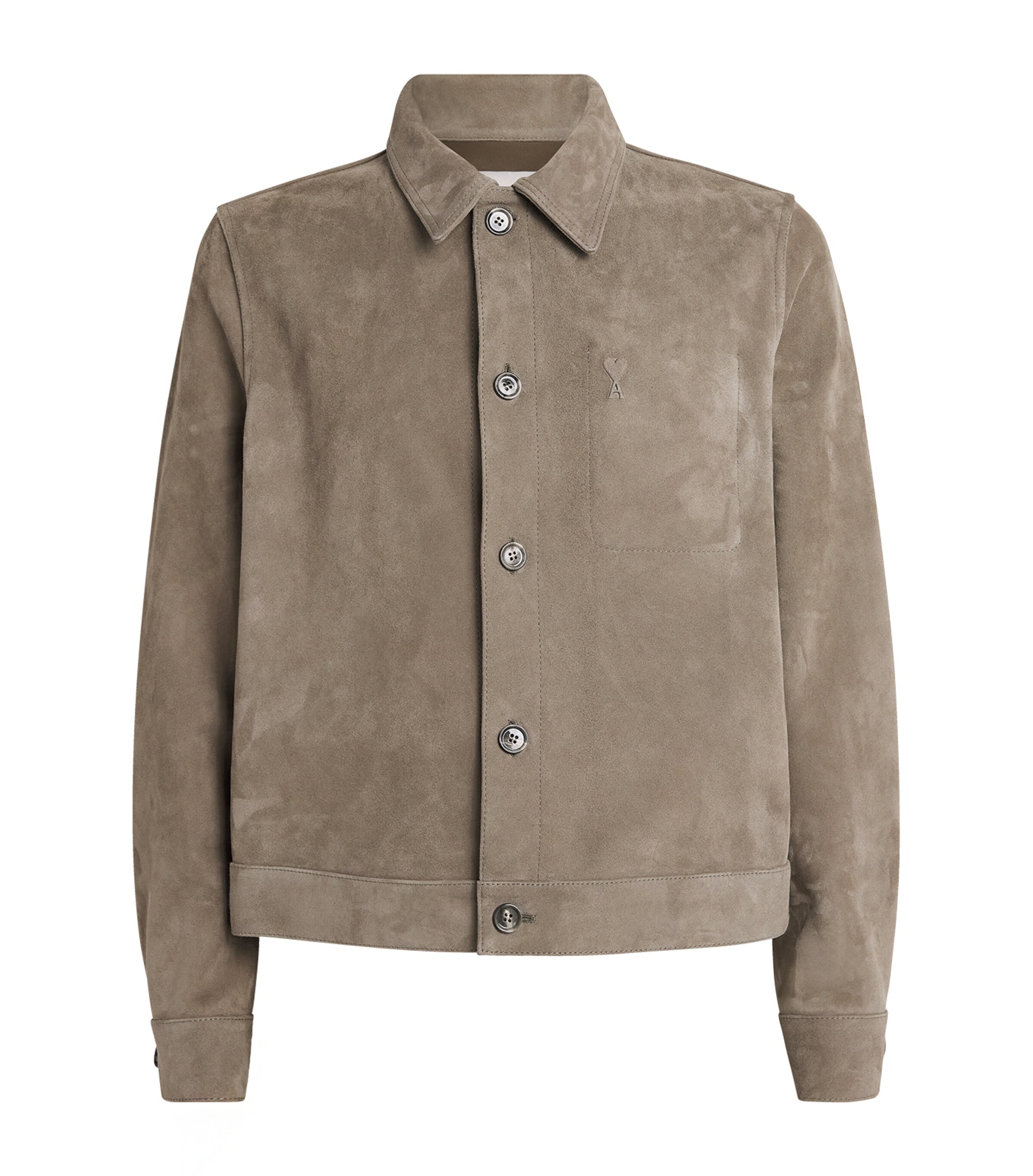 Suede Logo Jacket CENDRE/0952 Image 1