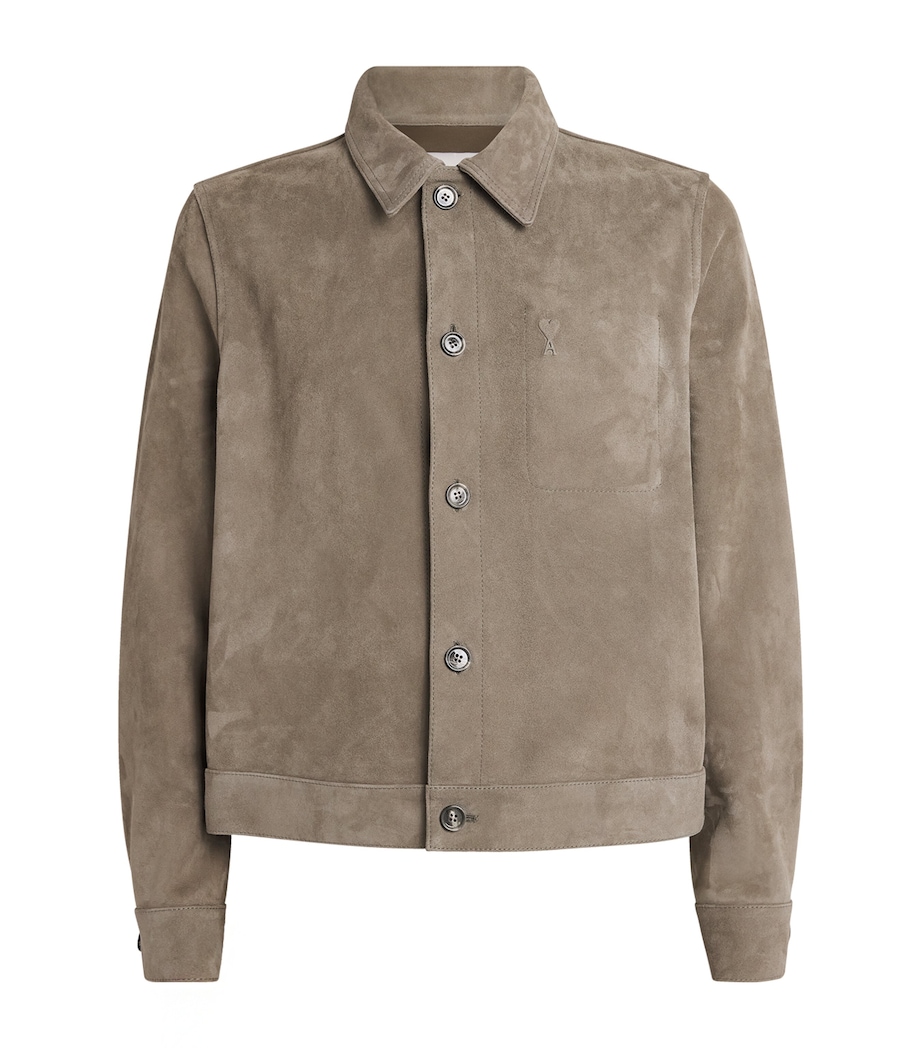 Suede Logo Jacket CENDRE/0952 Image 1